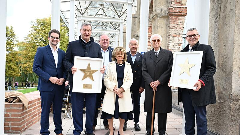 Erste Sterne auf Bayerischem Ehrenweg enthüllt Erste Sterne auf Bayerischem Ehrenweg enthüllt