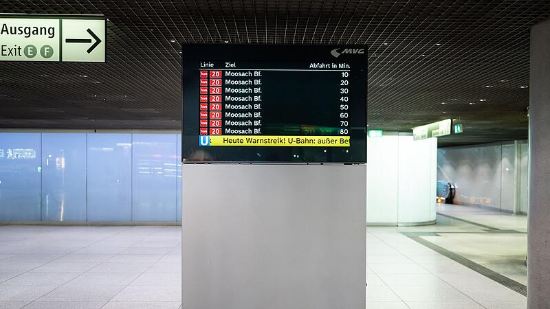 Verdi-Warnstreiks im Nahverkehr - Bayern Verdi-Warnstreiks im Nahverkehr - Bayern