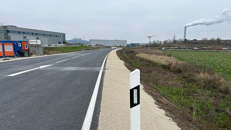 Neue Trasse der Staatsstraße 2205 zwischen Coburg und Wiesenfeld