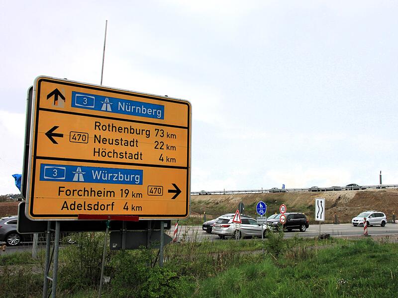 An der Anschlussstelle H&ouml;chstadt-Ost m&uuml;ssen Autofahrer von Mitte April bis Mitte Juni mit Sperrungen rechnen.