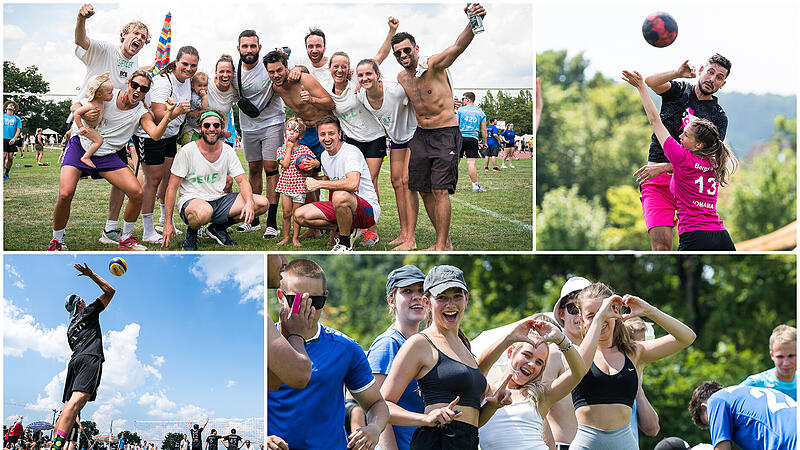 So bunt war die 27. Auflage des Forchheimer Quattroballturniers.