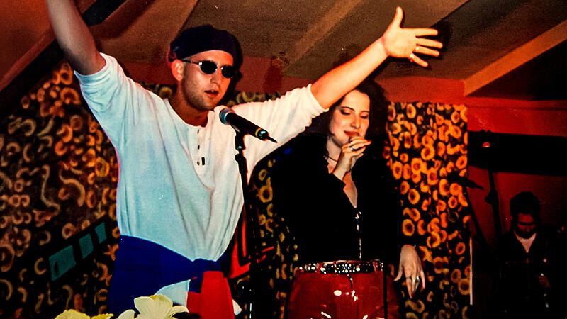 Tom Lehel war DJ im Bamberger Downstairs