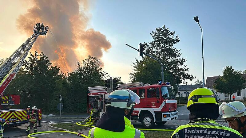 Dachstuhlbrand in Eckental-Forth Dachstuhlbrand in Eckental-Forth