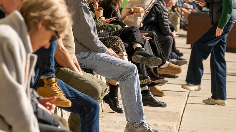 Fr&uuml;hlingshaftes Wetter in M&uuml;nchen