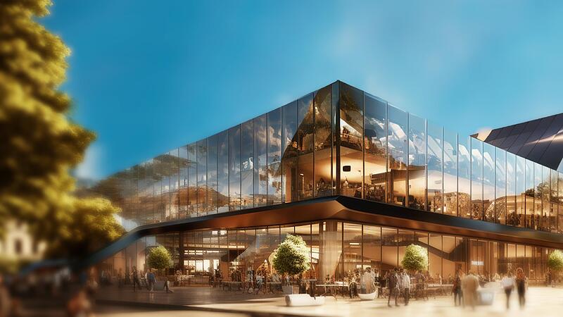 Vision unserer Grafikerin von einem Zukunftsrathaus – wie Forchheims neues Verwaltungsdomizil einmal aussehen wird, steht allerdings noch nicht fest.Forchheim & Fränkische Schweiz Vision unserer Grafikerin von einem Zukunftsrathaus – wie Forchheims neues Verwaltungsdomizil einmal aussehen wird, steht allerdings noch nicht fest.Forchheim & Fränkische Schweiz