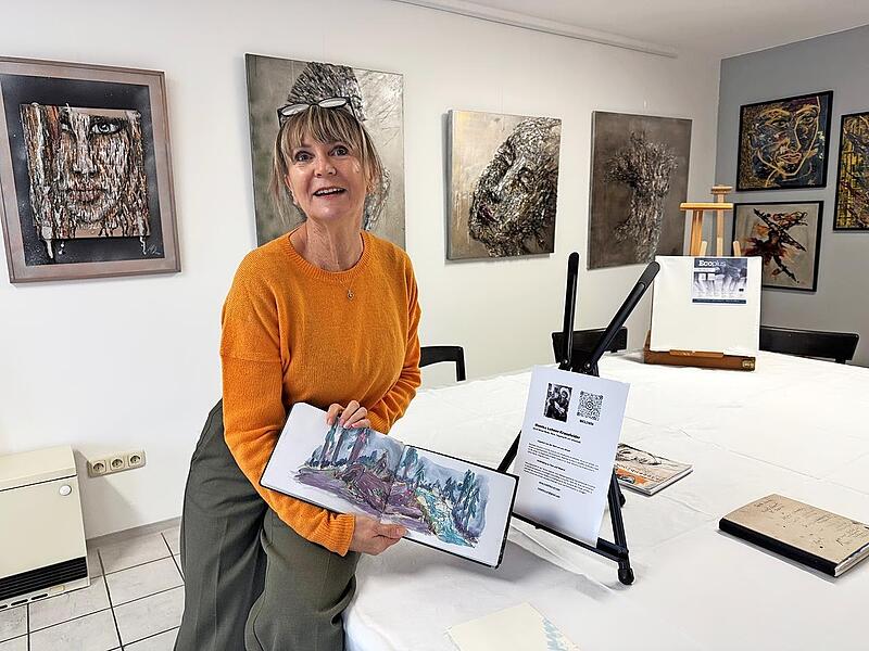 Monika-Lehner Kranzfelder eröffnet in Weisendorf ihr Atelier zum Mitmachen.