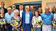 Anlässlich ihres Ausscheidens aus dem Gemeinderat Ermershausen wurden Klaus Welz, Walter Herold und Gertrud Pößnecker sowie die Seniorenbeauftragte Lydia Steuter mit Blumen und Dankesworten verabschiedet.Julia Albrecht Anlässlich ihres Ausscheidens aus dem Gemeinderat Ermershausen wurden Klaus Welz, Walter Herold und Gertrud Pößnecker sowie die Seniorenbeauftragte Lydia Steuter mit Blumen und Dankesworten verabschiedet.Julia Albrecht