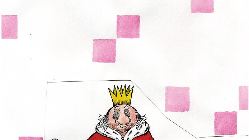 Ein Rundgang durch die Ausstellung im Erlanger Stadtmuseum am 28. Juni zeigt, mit welch unterschiedlichen Mitteln Walter Moers sein Publikum zum Lachen bringt (im Bild: der F&ouml;nig).