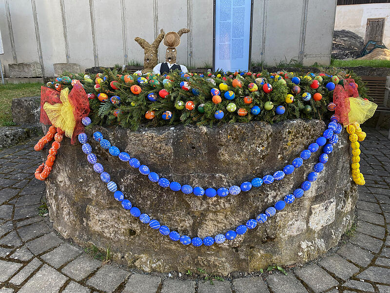 Osterbrunnen BuckenreuthOsterbrunnen Fr&auml;nkische Schweiz 2025 Teil 2