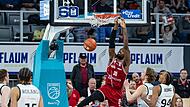 EJ Onu l&auml;sst es im Heimspiel gegen Trier krachen. In der kommenden Saison l&auml;uft er im Trikot der Gladiators auf.