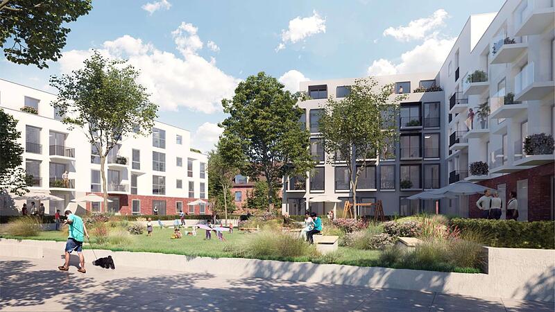 So möchte Investor Instone Real Estate seinen Wohnungsmix realisieren auf dem Lagarde-Campus. So möchte Investor Instone Real Estate seinen Wohnungsmix realisieren auf dem Lagarde-Campus.