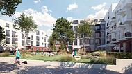 So möchte Investor Instone Real Estate seinen Wohnungsmix realisieren auf dem Lagarde-Campus. So möchte Investor Instone Real Estate seinen Wohnungsmix realisieren auf dem Lagarde-Campus.