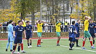 Im Kollektiv rauften sich hier die Spieler der DJK Don Bosco Bamberg II die Haare. Für einen Auswärtssieg auf dem Rödentaler Kunstrasen reichte es dennoch.