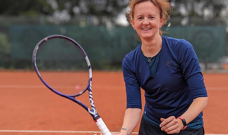 Magdalena Pr&ouml;bstl ist ein Fan einer offensiven Spielstrategie im Tennis.