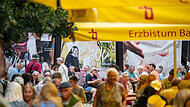 Bei herrlichem Sommerwetter feierten die Menschen in Bamberg ihr Heinrichsfest.