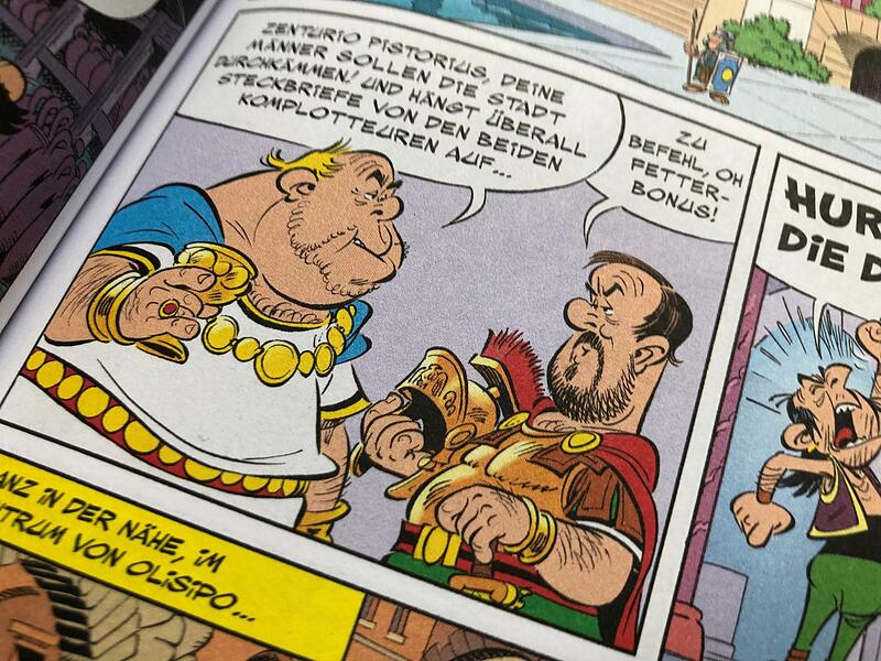«Asterix in Lusitanien» - Zenturio Pistorius
