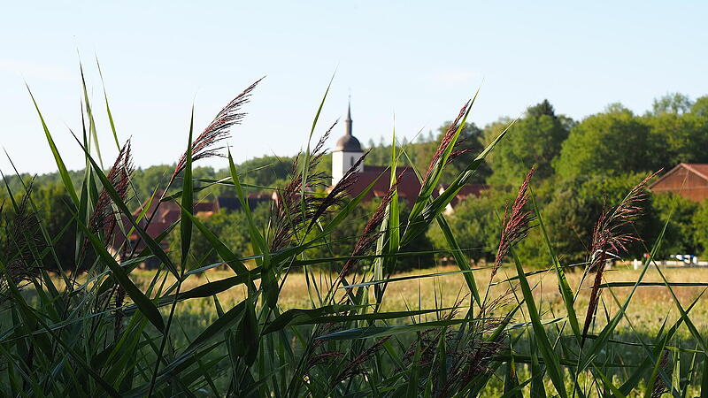 Das verlassene Dorf Bonnland darf bei einer Wanderung durch den Truppen&uuml;bungsplatz Hammelburg nicht fehlen. Foto: J&uuml;rgen Schmitt
