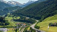 Vor der Demo auf der Brennerautobahn mit Totalsperre