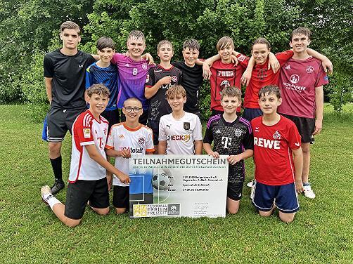 Der TSV Burgpreppach wurde aus einer Vielzahl von Bewerbungen ausgewählt, an den Fußball-Ferien-Freizeiten teilzunehmen.