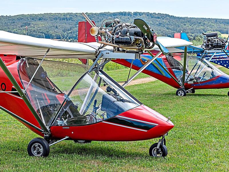 Auf einer solchen minimalistischen Maschine hat mancher Fluganfänger seine ersten Flugstunden absolviert. Rudolf Hein Auf einer solchen minimalistischen Maschine hat mancher Fluganfänger seine ersten Flugstunden absolviert. Rudolf Hein