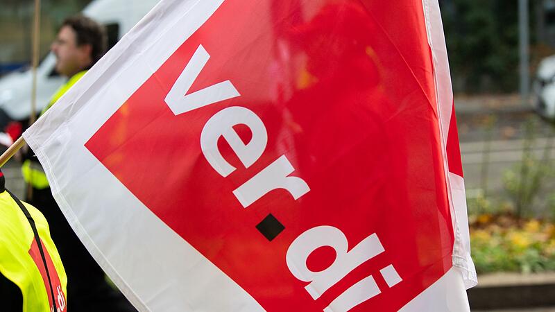 Fahne der Gewerkschaft Verdi Fahne der Gewerkschaft Verdi