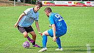 Jonas Rosa (links) war mit zwei Treffern der Matchwinner beim VfR Katschenreuth. Monika Limmer
