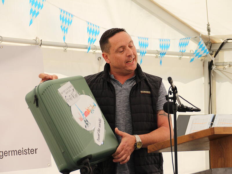 Verabschiedung von B&uuml;rgermeister Bernd Reisenweber in Ebersdorf bei Coburg