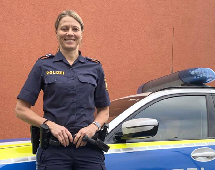 Sie ist die neue stellvertretende Leiterin der Polizeiinspektion Ebermannstadt: Katharina Werner.
