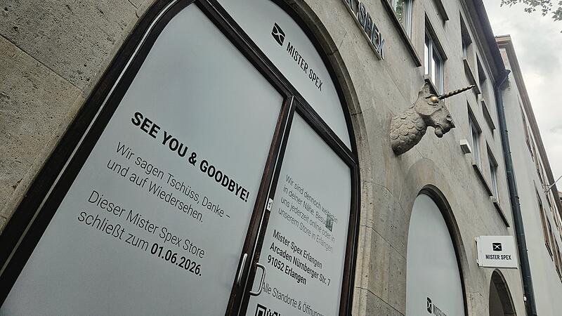 Mister Spex „Tschüss, Danke und auf Wiedersehen“: Die Mister Spex-Filiale am Gabelmann in Bamberg ist seit Ende Mai 2026 Geschichte.