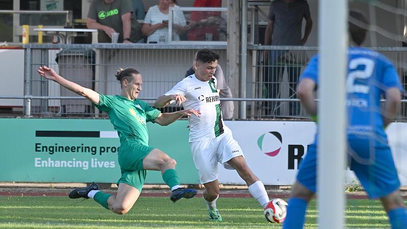 Nick Gregorzewski (l.) und der TSV Neudrossenfeld treffen heute um 19 Uhr auf die DJK Gebenbach.