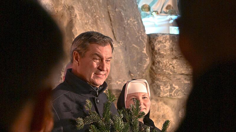 Markus S&ouml;der bekannte sich in H&ouml;chstadt zu seinem Glauben.