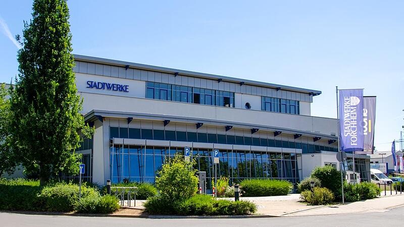Das Geb&auml;ude der Stadtwerke Forchheim.Forchheim & Fr&auml;nkische Schweiz