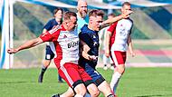 Daniel Schmitt vom SV Ebelsbach (rechts) und Marc Fischer (SG Eltmann) kämpfen um den Ball.Ralf Naumann Daniel Schmitt vom SV Ebelsbach (rechts) und Marc Fischer (SG Eltmann) kämpfen um den Ball.Ralf Naumann