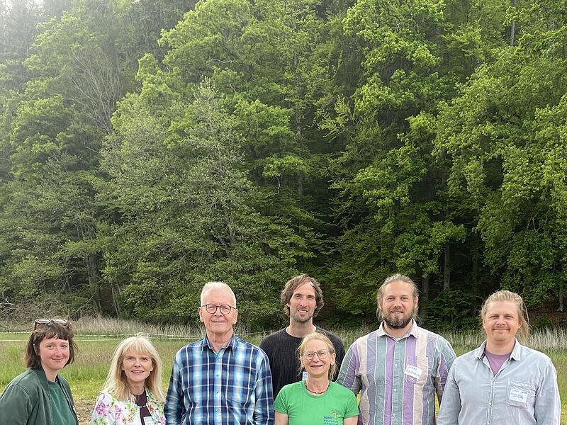 Die ReferentInnen und OrganisatorInnen der Wassertagung in Rupboden (von links): Katharina Hein von der Heinrich-Böll-Stiftung Hessen, Dr. Anne-Kathrin Jackel von der Regierung von Unterfranken, Franz Zang, Dr. Stefan Ossysek, Elisabeth Assmann, J...