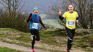 Nicht vom Wetterglück verfolgt war der 17. Obermain-Marathon Anfang April. Die Teilnehmer um die Marathonsiegerin Kristina Höhn (links) vom TSV Rothenburg ließen sich vom Nieselregen aber nicht die gute Laune verderben.