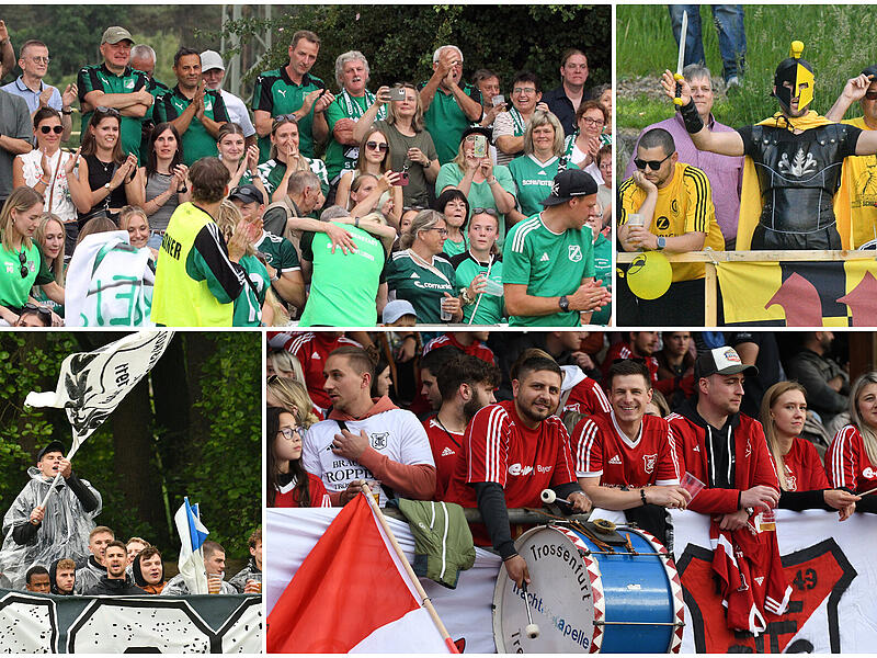 In den Kreisligen der Relegation ist so einiges los: Welcher Kreisligist hat im bisherigen Saisonverlauf am meisten Zuschauer? Der SC Heiligenstadt (oben links), der TSV Oberlauter (oben rechts), der FC Burgkunstadt (links unten) und der SC Trossenfurt-Tretzendorf mischen oben mit. In den Kreisligen der Relegation ist so einiges los: Welcher Kreisligist hat im bisherigen Saisonverlauf am meisten Zuschauer? Der SC Heiligenstadt (oben links), der TSV Oberlauter (oben rechts), der FC Burgkunstadt (links unten) und der SC Trossenfurt-Tretzendorf mischen oben mit.