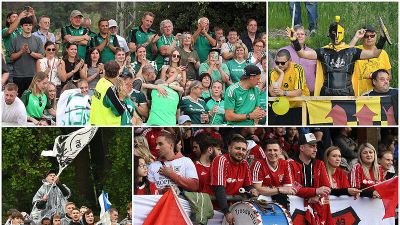 In den Kreisligen der Relegation ist so einiges los: Welcher Kreisligist hat im bisherigen Saisonverlauf am meisten Zuschauer? Der SC Heiligenstadt (oben links), der TSV Oberlauter (oben rechts), der FC Burgkunstadt (links unten) und der SC Trossenfurt-Tretzendorf mischen oben mit.