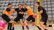 Bald geht es wieder zur Sache: Die Zweitliga-Handballer des HSC Coburg beginnen nächste Woche mit der Vorbereitung.