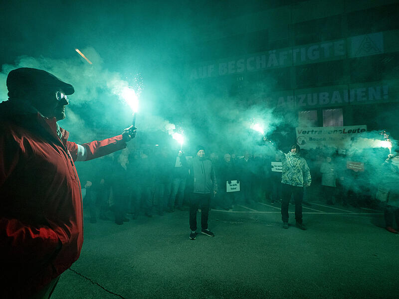 Mahnwache Valeo Ebern