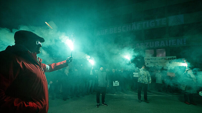 Mahnwache Valeo Ebern