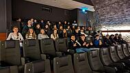 Lebendiger Franz&ouml;sisch-Unterricht f&uuml;r die Sch&uuml;lerinnen und Sch&uuml;ler der Leo-Weismantel-Realschule beim 24. Cin&eacute;f&ecirc;te im W&uuml;rzburger Central-Kino im B&uuml;rgerbr&auml;u.