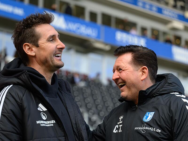 Miroslav Klose und Christian Titz Miroslav Klose und Christian Titz
