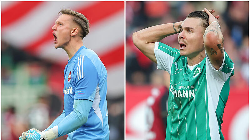 Ein Frankenderby voller Emotionen: Jan Reichert (links) rettete den Club einen Punkt, rettete in der Schlussphas ein höchster Not gegen den Fürther Felix Klaus (rechts). Ein Frankenderby voller Emotionen: Jan Reichert (links) rettete den Club einen Punkt, rettete in der Schlussphas ein höchster Not gegen den Fürther Felix Klaus (rechts).