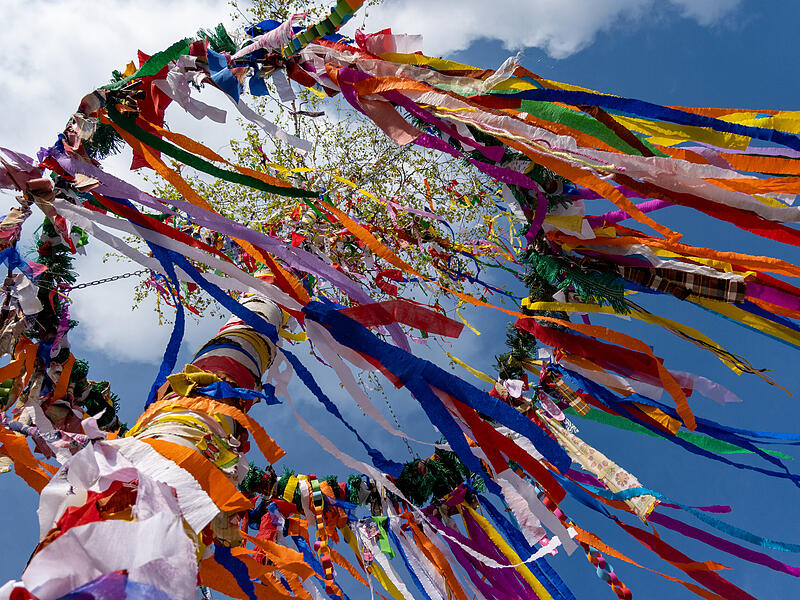 Geschm&uuml;ckter Maibaum