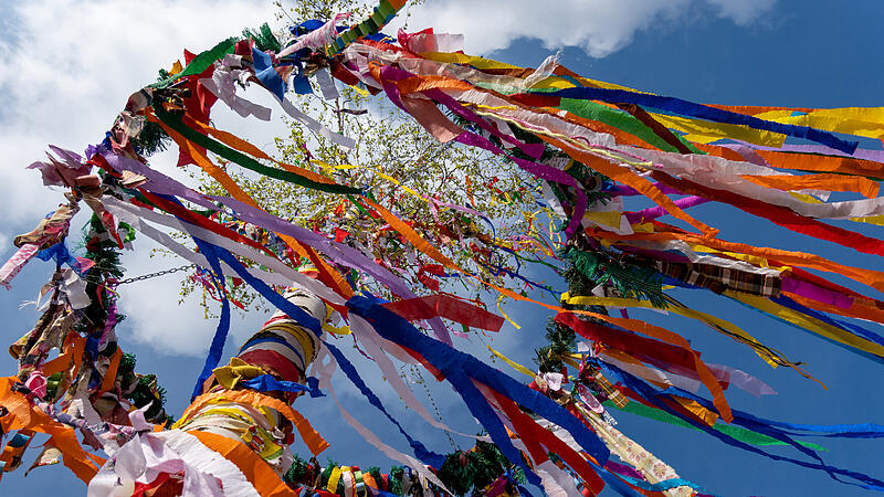 Geschm&uuml;ckter Maibaum
