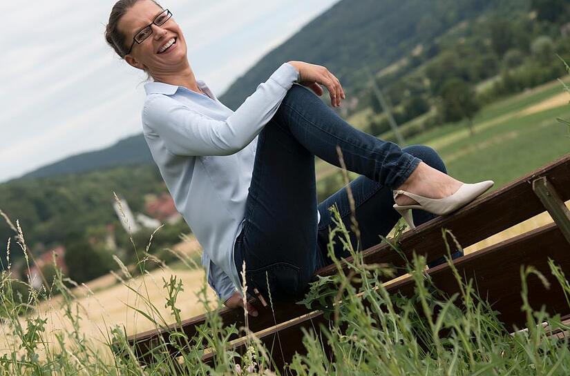 „Täglich ein Stück wachsen“    –  darin hat  Diana Könitzer den     Sinn   ihres Lebens entdeckt.Forchheim & Fränkische Schweiz