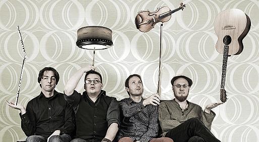 Das ClanMakeNoise-Quartett mit (von links) Michael Bauer, Jochen Wirsing, Rainer Nürnberger und Carlo Hilsdorf.