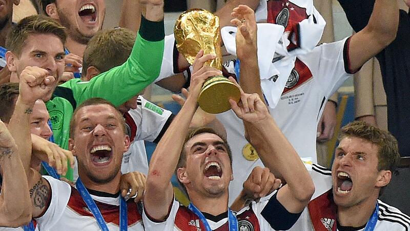 Philipp Lahm beim WM-Triumph 2014