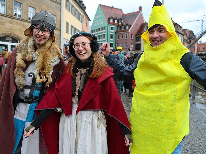 Faschingsumzug 2026 in BambergTausende Besucher beim gro&szlig;en Faschingsumzug in Bamberg