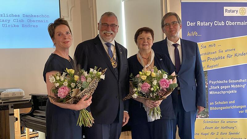Paul und Ulrike Endres (von rechts), Erich G&uuml;nther und Hanna G&uuml;nther-Lemmink.